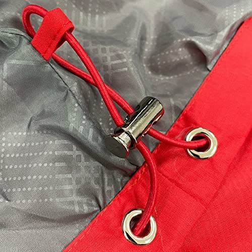 Blu Apparel Mens Waterproof Rain Jacket Premium Branded Walking Hiking Everyday wear Jacket Windproof (UK, Alpha, M, Regular, Regular, Red) — view 5