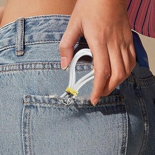 Silicone Cable Straps Fastening 20Pcs High Elasticity Wire Organizer Wraps — view 2