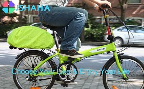 JSAHAH 20L Bicycle Rear Rack Rain Cover Bike Trunk Rain Cover Yellow — view 2