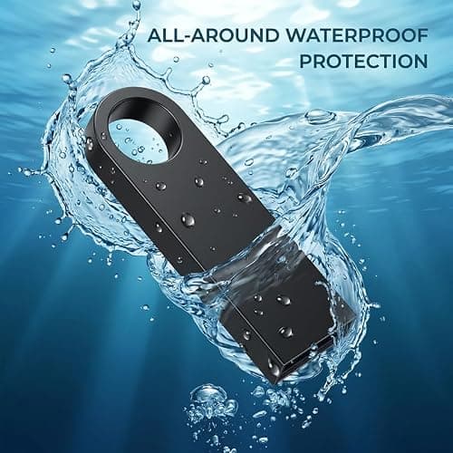 10 Pack 2GB Black Metal USB Flash Drive, Thumb Drive, USB 2.0, Waterproof — view 4