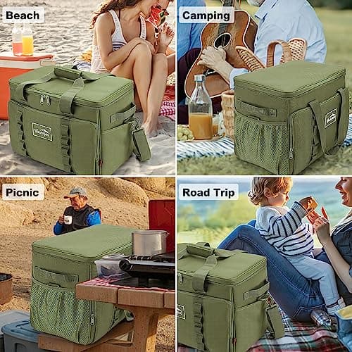 Youngoa 30L Cool Bag, Large Insulated Leakproof Foldable Cooler Box — view 6