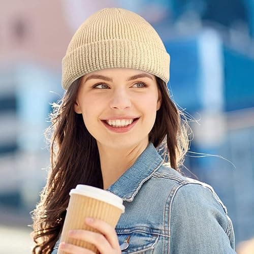 1Pc Unisex Winter Warm Beanie Hat for Men and Women, Casual Short Thread Hip Hop Style Cap, Suitable for Hunting, Travel and Camping, Cold Weather Accessory — view 6