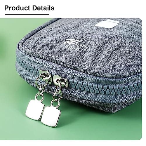 siduytin Emergency Kit Organizer Zipper Waterproof Empty Storage Bag Classification Pockets Oxford Cloth Travel Package Case, Red Small — view 2