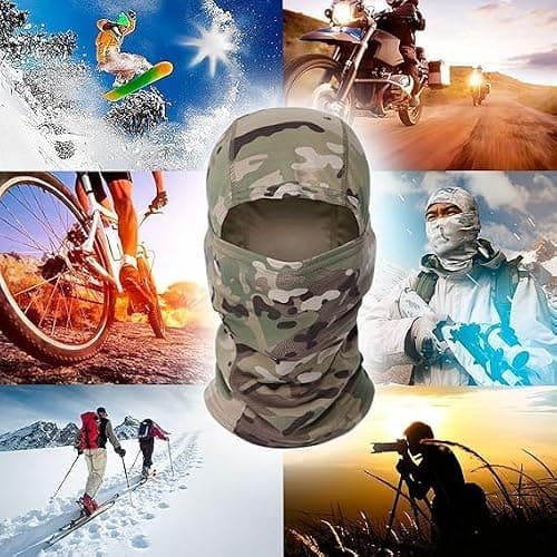 ZYWQ Ski Mask Balaclava Shiesty, Motorcycle Football Windproof UV Protector Cooling for Men/Women — view 6