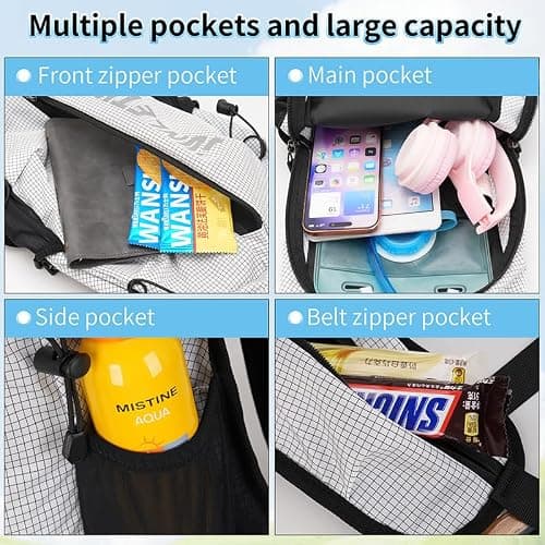 Veythos Hiking Backpack, Lightweight Rucksack, Daily Outdoor Sports 18L — view 6
