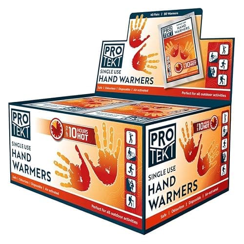 Hand Warmers – 40 Pairs Disposable Heat Packs | Up to 10 Hours Air-Activated Warmth for Golf, Hiking, Camping & Winter Sports, Navy