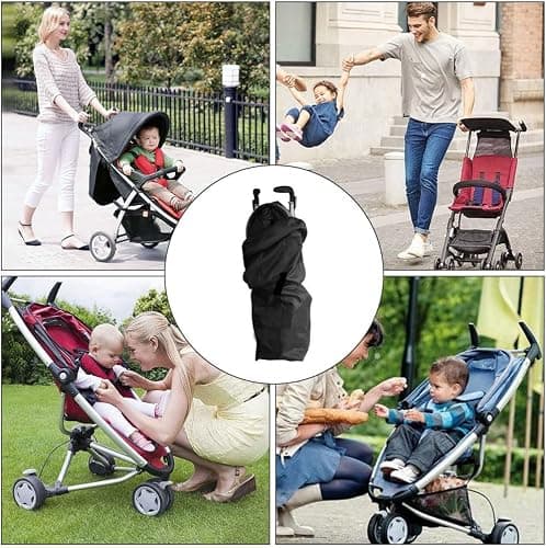 Tiiyee Universal Stroller Travel Bag, Large Foldable Airplane Gate Check — view 5
