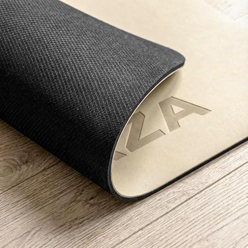 FORZA PU Yoga Mat – Premium Non-Slip Polyurethane & Natural Rubber Yoga Mat, Extra Grip, Cushioned & Durable Training Mat for Yoga, Pilates, Stretching & Mobility (Beige, Without Carry Strap) — view 4