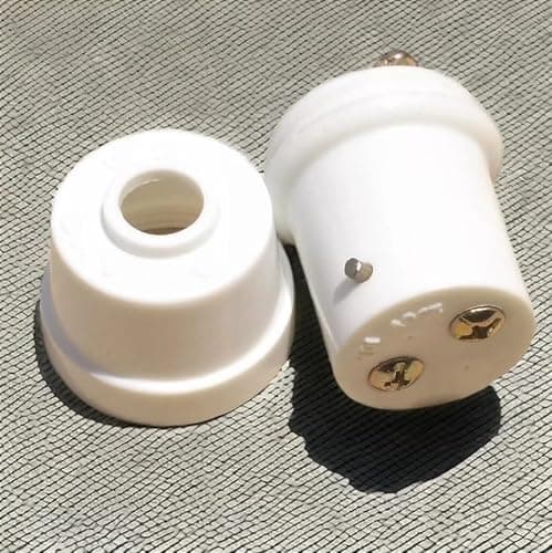 B22 Adaptor Plug Connector Lamp Socket Extension Bayonet Light BC Bulb Holder UK — view 4
