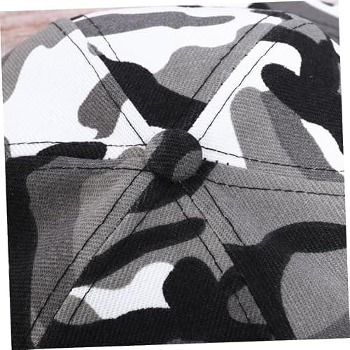PACKOVE Baseball Caps Men Camouflage Camo Baseball Cap for Men, Canvas, Sun Protection, Travel and Hiking — view 3