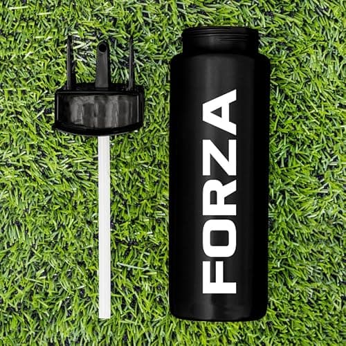 FORZA 1L Team Hygiene Water Bottles | BPA Free Sports Water Bottles with Contactless Nozzle - Ideal for Sports Teams (Black, Pack of 1) — view 2