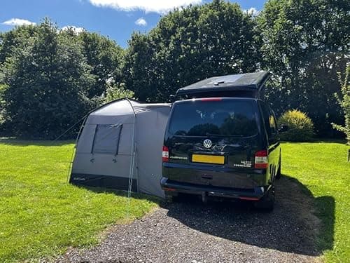 Cayman Outhouse Handi Driveaway Campervan Awning, Teal, 120HDE Hex Fabric, 180-240cm Height, Waterproof 3000mm HH, Lightweight Utility Tent with Fibreglass Poles — view 4