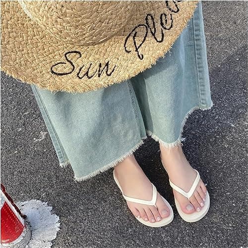 JoWebb Quick-Dry Unisex Flip Flops for Adults - Beach Pool Shoes with Non-Slip Sole | Lightweight Summer Sandals for Women Men Outdoor Swimming — view 2