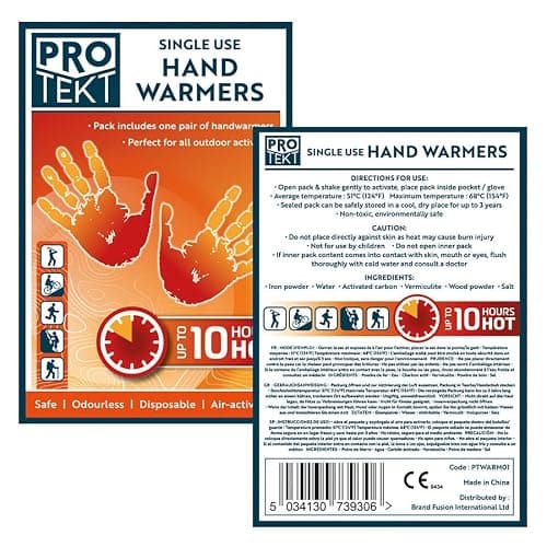 Hand Warmers – 40 Pairs Disposable Heat Packs | Up to 10 Hours Air-Activated Warmth for Golf, Hiking, Camping & Winter Sports, Navy — view 3
