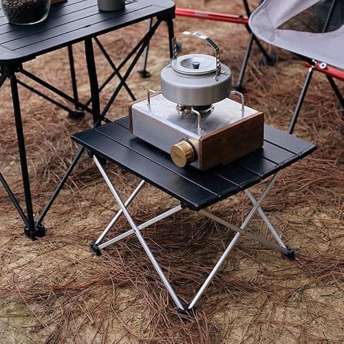 Vivo Technologies Lightweight Portable Camping Table,Outdoor Folding Table Compact Roll Up Tables Easy to Carry and Clean,Tent Table for Camping, Picnic, Hiking, BBQ Home Use 40x35x29cm (Small) — view 2