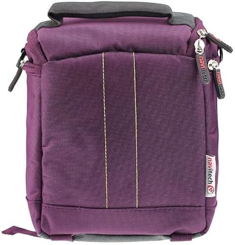 Navitech Purple Protective Portable Projector Carrying Case and Travel Bag for The APEMAN Mini Pocket LED DLP Projector — view 5
