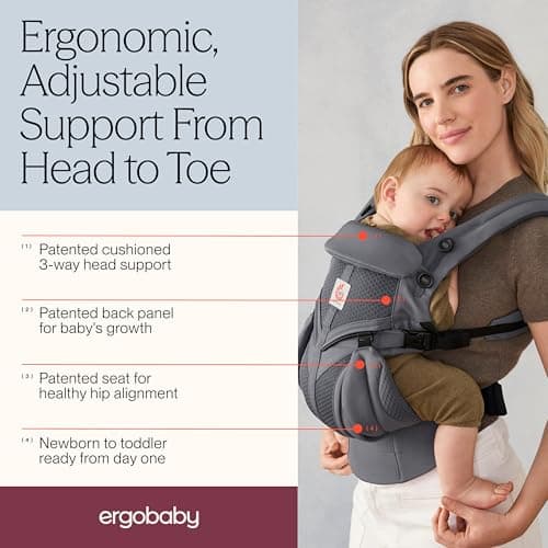 Ergobaby Omni Classic Baby Carrier for Newborns to Toddlers 0-48 Months — view 3