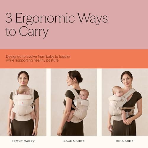 Ergobaby Adapt Baby Carrier for Newborns to Toddlers 0-48 Months — view 4