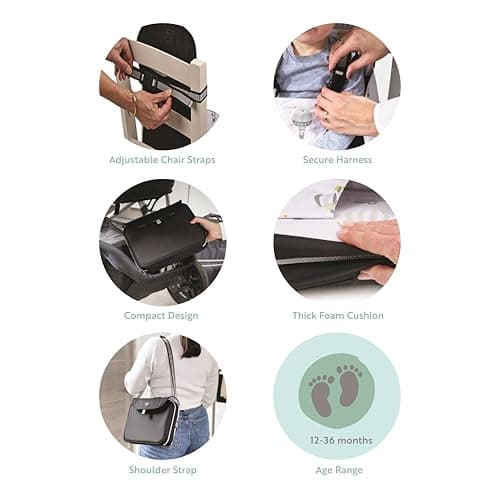 Polar Gear Portable Booster Seat Dining Chair - Baby Chair for Toddlers 1–3 — view 6
