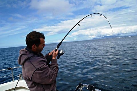Deep sea angling / fishing on Connemara coast. Guided Full-Day