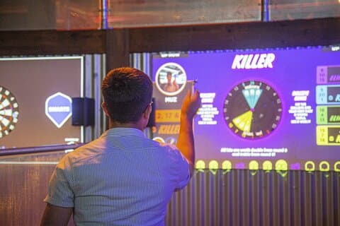 60-minute Augmented Reality Darts