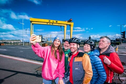 Titanic Eastside Belfast Bike Tour (private) with Hometown Tours