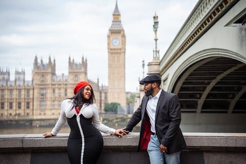 Private landmarks photoshoot for families and couples