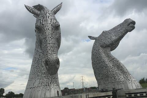 Kelpies, Falkirk Wheel and Glasgow City Day Tour