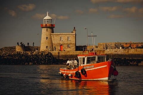 Sundown Cruise Around the Island of Ireland's Eye from Howth
