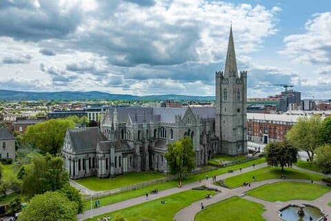 St Patricks Cathedral-Dublin Castle Exterior & Book of Kells Tour