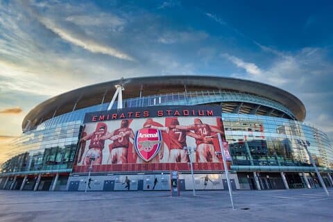 Arsenal Football Match at Emirates Stadium
