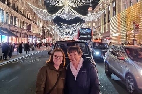 Christmas Lights Private London Taxi Tour