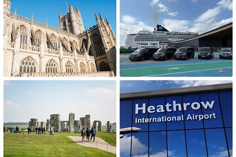 Southampton Cruise Transfer via Stonehenge & Bath Tour to London