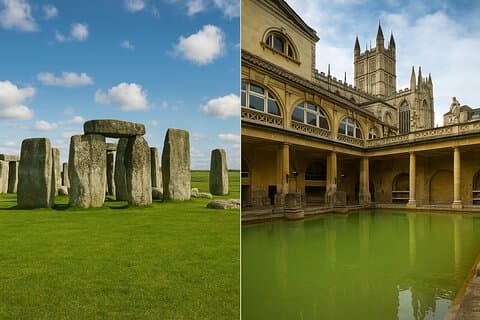 Shore Excursion Southampton to Bath & Stonehenge