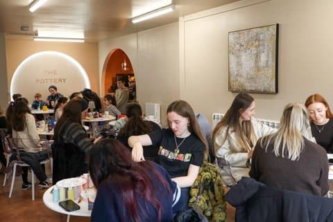Pottery painting class in Manchester