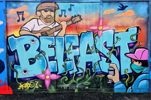 Belfast Music and Street Art Small Group Guided Experience