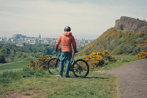 Arthur Seat and Vertical Distillery E Bike Tour Small Group