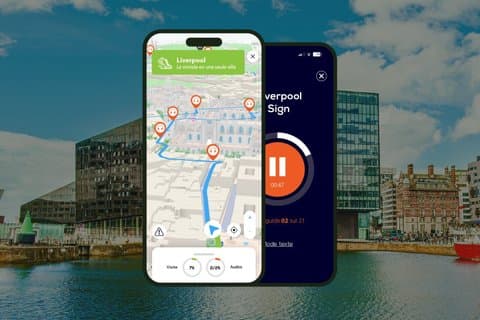 Liverpool Audio Guided Walking Tour 3h00 and 25 Audios