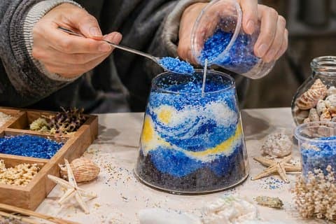 Sand Art Candle Making Workshop
