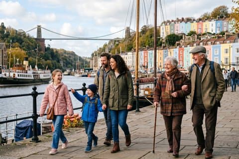 Private Bristol Cultural Family Walking Tour