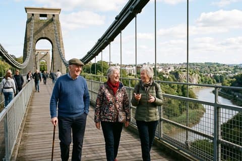 Private Historic Bristol Walking Tour and Suspension Bridge