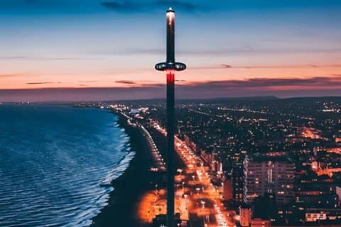 Brighton i360 City Lights Flight with Welcome Drink