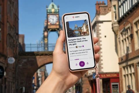 Chester Self-Guided Walking Tour: Landmarks with Audio & Quiz