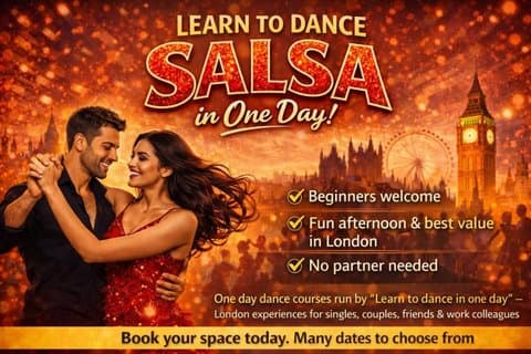 Learn Salsa in One Day in London inc FREE food