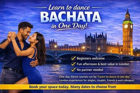 Learn Bachata in One Day in London inc FREE food