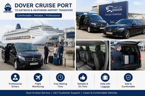 Dover Cruise Port To Gatwick & Heathrow Airport Transfers