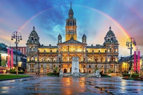 Glasgow City Sightseeing Self Guided Walking Tour with an APP