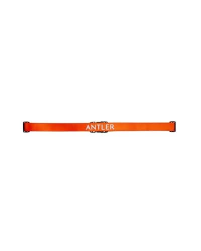 ANTLER Luggage Strap for Suitcases - Travel Accessories, Adjustable, Easy ID & Personalization, Heavy Duty & Durable, 67 in x 1.4 in, Coral Orange, Luggage Strap, Antler Classic 35mm Strap Coral