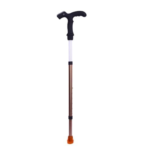 JT-HLM Luminous Trekking Pole, Height Adjustable Walking Sticks for Women and Men, Walking Stick with LED Light for Night Climb, Recharged Glowing Travel Trekking Pole IP67 Waterproof Hiking Poles