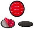 Navitech 80mm (TWIN PACK) in Car Adhesive Universal Dash Disc For Windscreen Suction Cups Compatible With Aguri AGR520 5" Sat Nav